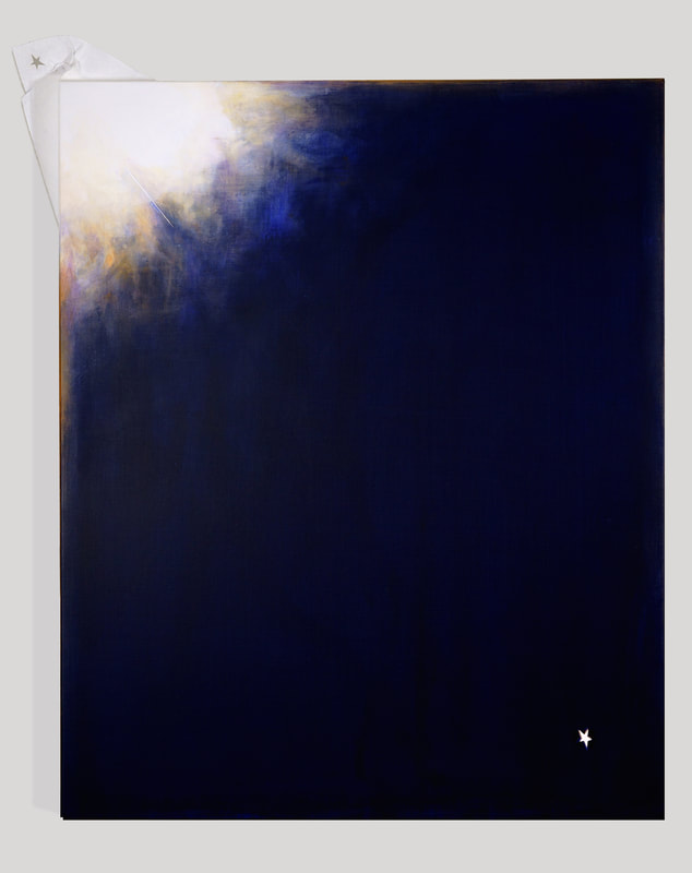 About the Artwork 王璽安 Sean Wang《明與暗的空間》'light & Dark Cosmos', 2021, 壓克力顏料、畫布 Acrylic on Canvas, 65×53×5cm, Image Courtesy of the Artist  by Sean Wang