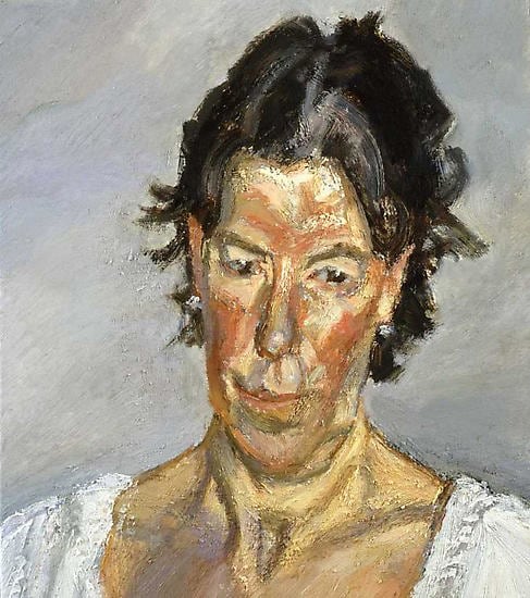 About the Artwork Lucian Freud, Sally Clarke, 2008. Oil on Canvas  by Lucian Freud