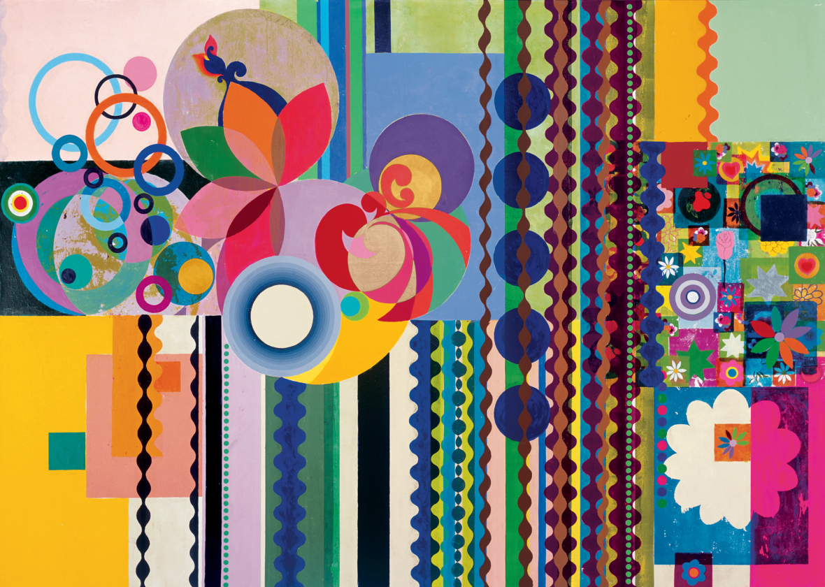 About the Artwork Beatriz Milhazes.dancing, 2007  by Beatriz Milhazes