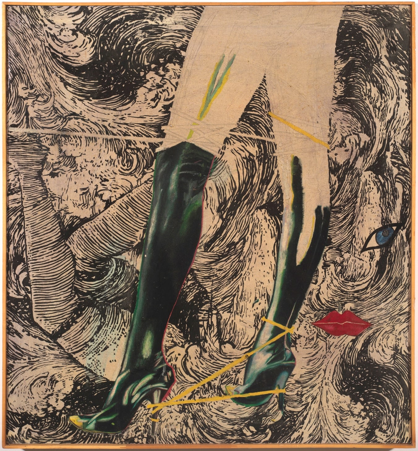 About the Artwork Hedrick Wally  Lisa, Lucy and Me, 1988  by Wally Hedrick