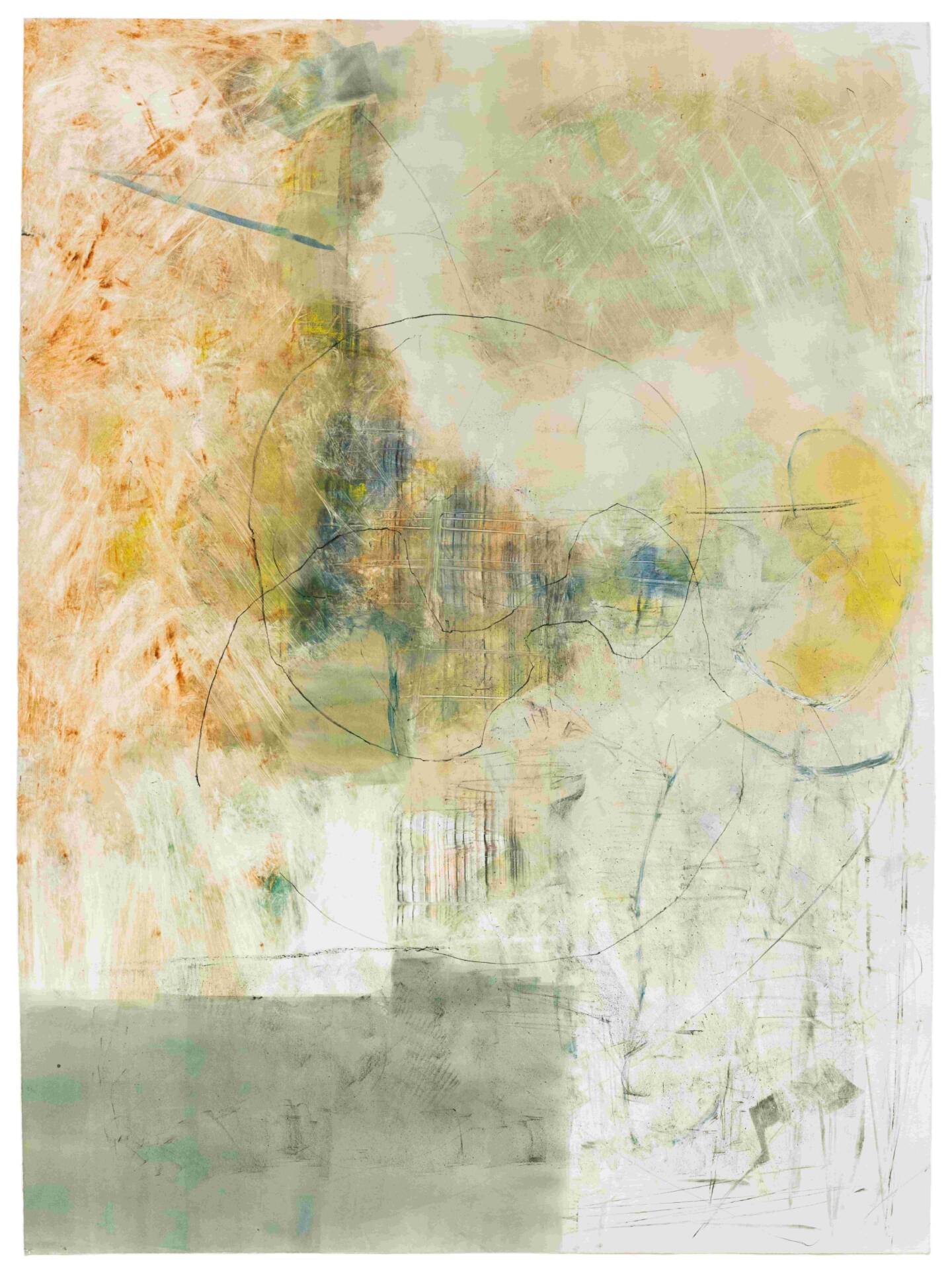 About the Artwork Ian Woo. Reactor. 2021. Monoprint and Lithography on Paper. 110 X 81.5 Cm.unique  by Ian Woo