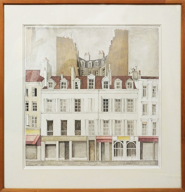About the Artwork Andrea His. Paris, Rue De Flandre. 1981  by Andreas His