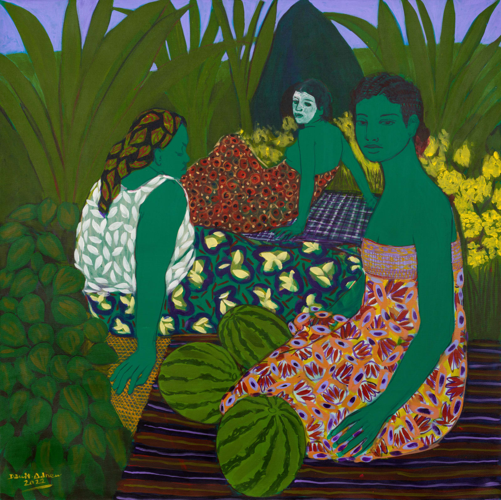 About the Artwork Work 14  by Dawit Adnew