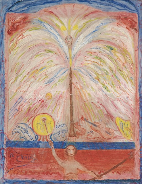 About the Artwork James Ensor. L Âme De La Musiqe (the Spirit of Music). 1940   1941. Oil on Canvas. (73.5 X 57.5 Cm)  by James Ensor