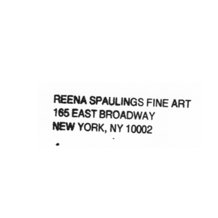 About the Artwork Reena Spaulings Fine Art Logo 