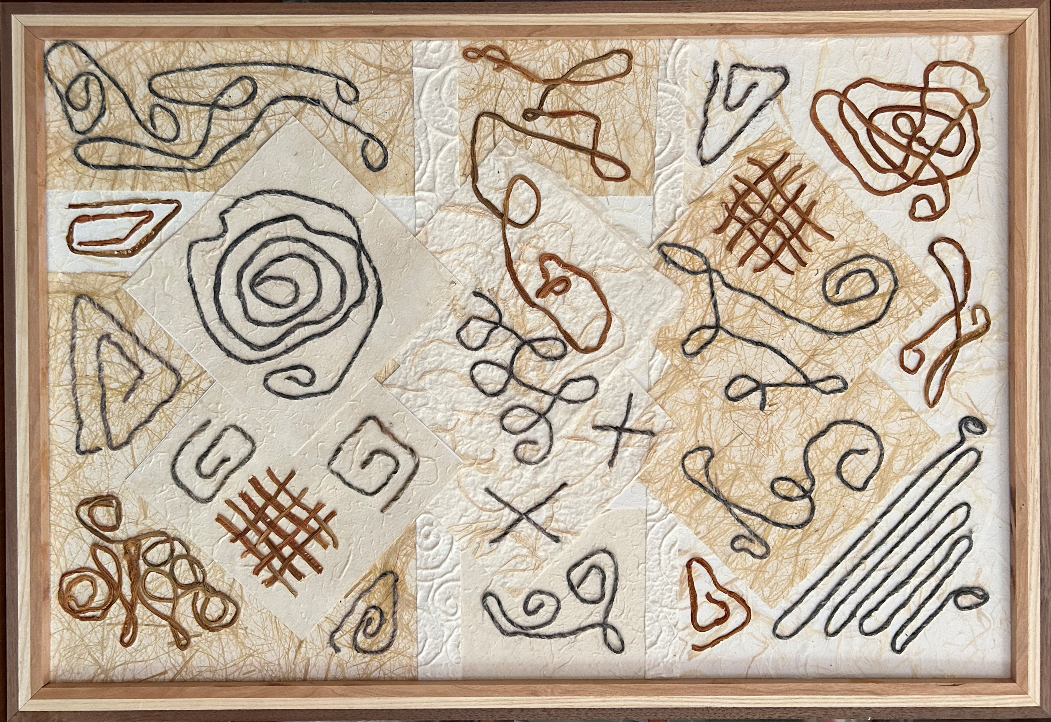 About the Artwork Twist & Shout  Collage 22 X 32 $ 350 by Trudy Thomson  by Trudy Thomson
