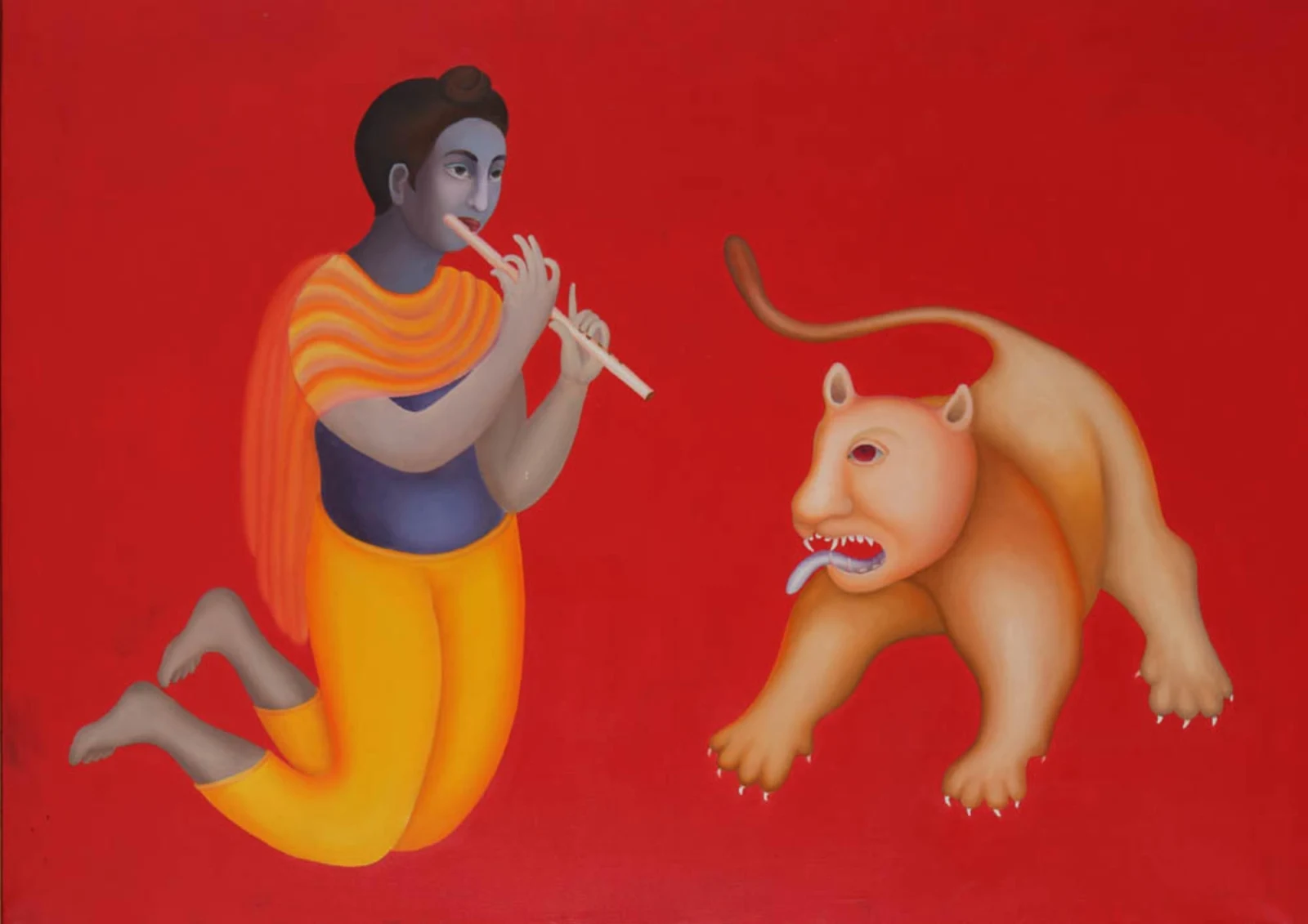 About the Artwork Bawa Manjit. Untitled.1991  by Manjit Bawa